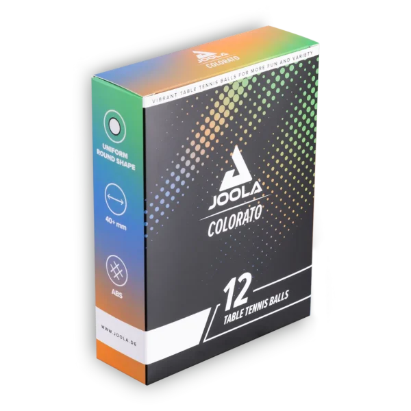 JOOLA TABLE TENNIS BALL COLORATO PACK OF 12