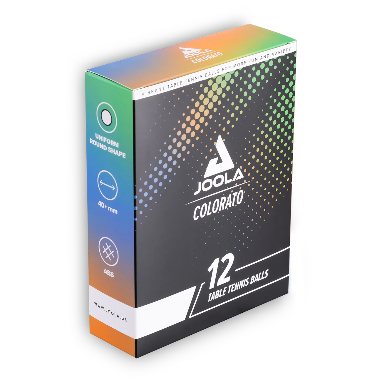 JOOLA TABLE TENNIS BALL COLORATO PACK OF 12