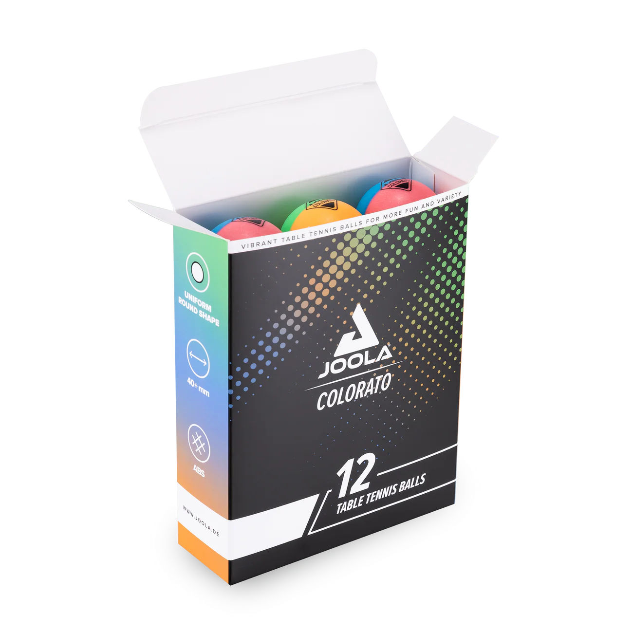 JOOLA TABLE TENNIS BALL COLORATO PACK OF 12 - Image 3
